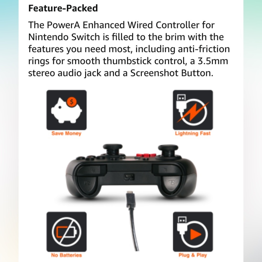 ‼️CLEARANCE‼️ PowerA Enhanced Wired Controller - Animal Crossing: Isabelle - Picture 10 of 14
